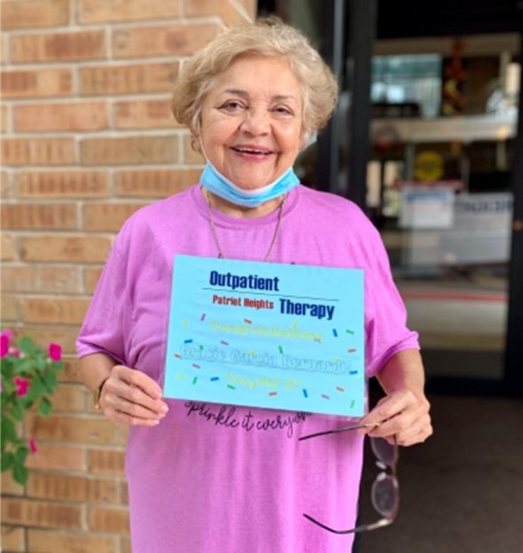 Outpatient Success Story at Patriot Heights